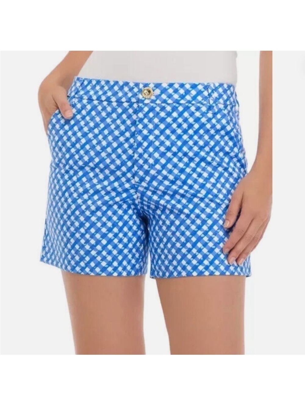 LILLY PULITZER GRETCHEN
HIGH RISE SHORT
BOCA BLUE DOUBLE
CHECKING - 12